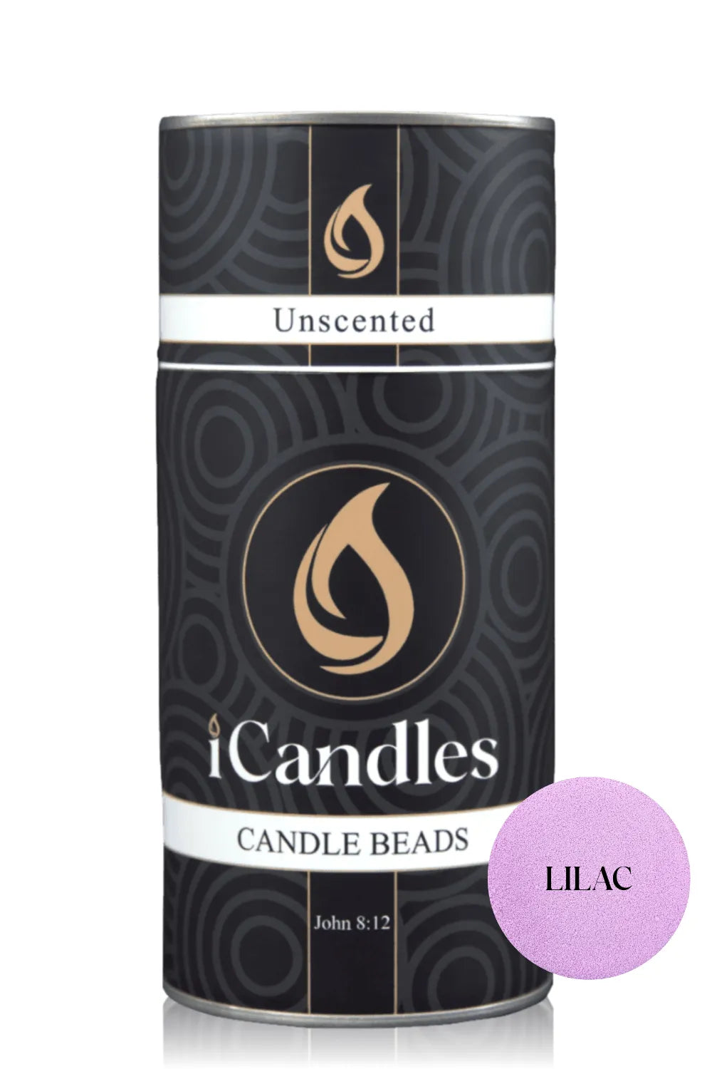 Premium Candle Beads 200g Lilac + Wicks