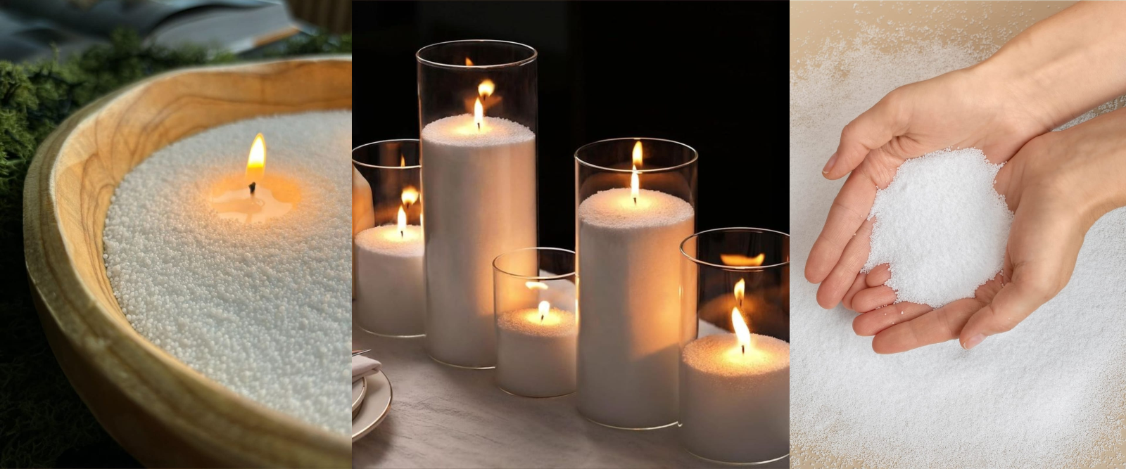 Candle Beads Sand Wax