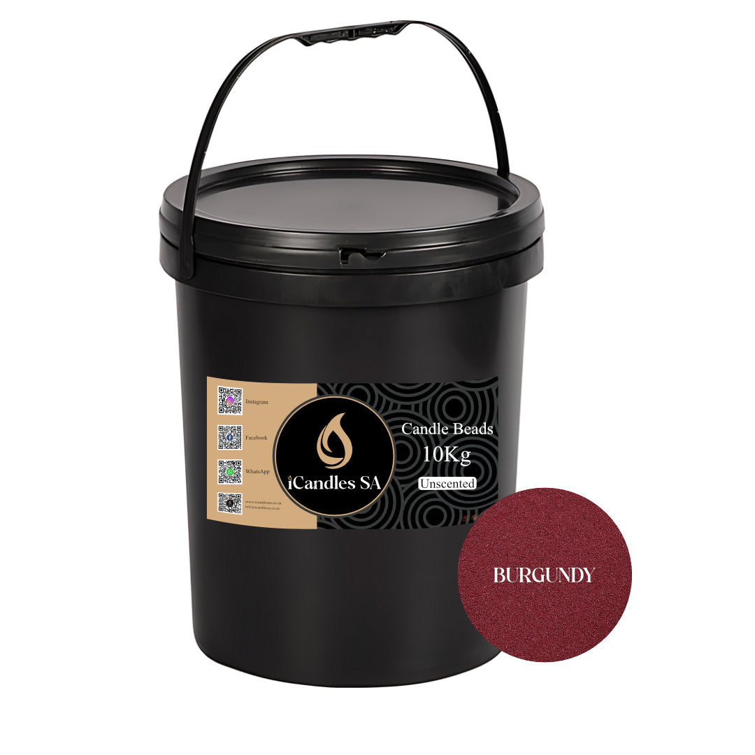 Sand Wax - Burgundy + Wicks | iCandles SA