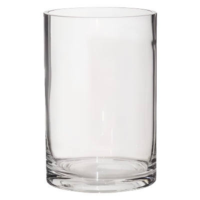Glass Cylinder Vase Round 15cm x 10cm 