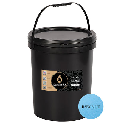 Sand Wax - Baby Blue + Wicks | iCandles SA