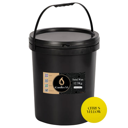 Sand Wax - Citrus Yellow + Wicks | iCandles SA