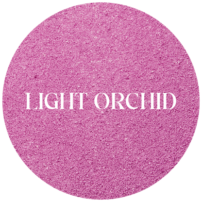 Light orchid color swatch with the text 'LIGHT ORCHID' on a white background