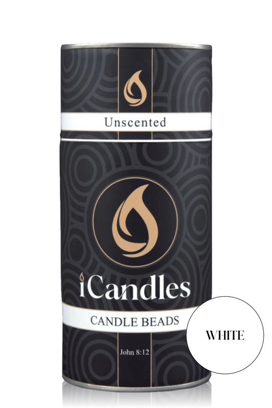 Candle Beads - White + Wicks | iCandles SA