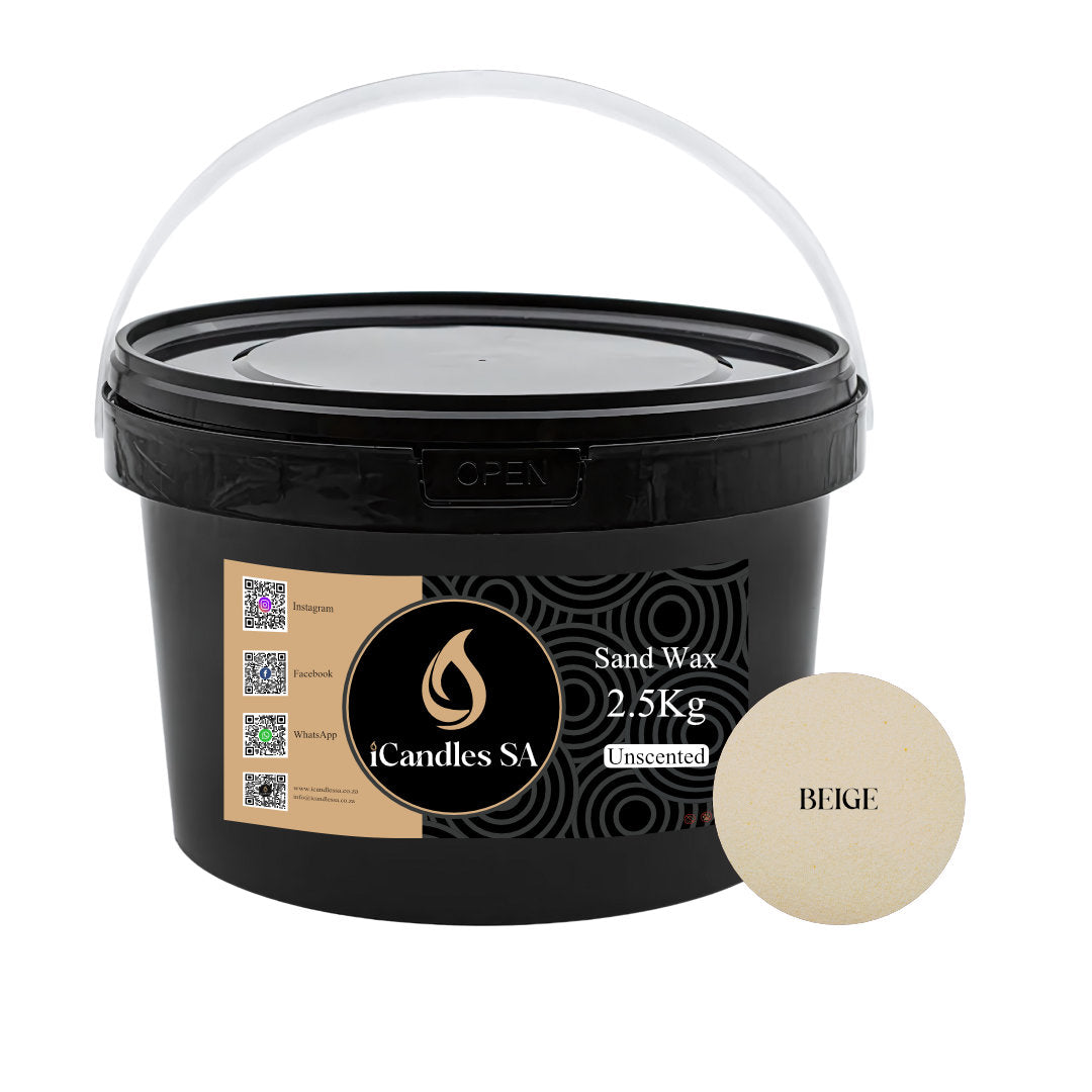 Sand Wax - Beige + Wicks | iCandles SA